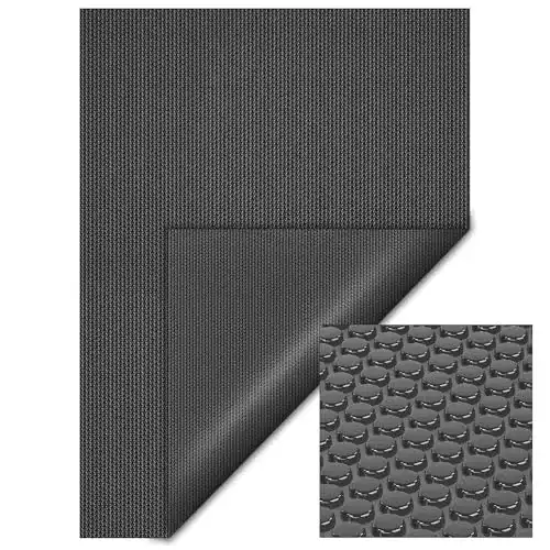 Solar-Poolfolie Wiltec 4 x 6 m in Schwarz für Poolheizung