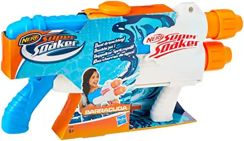 Wasserpistole Nerf Super Soaker Barracuda im Vergleich