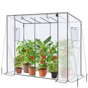 Tomatengewächshaus Ohuhu Foliengewächshaus für Pflanzen