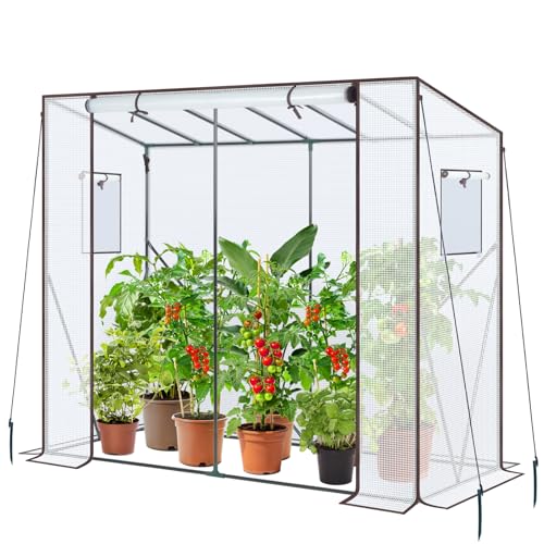 Tomatengewächshaus Ohuhu Foliengewächshaus für Pflanzen