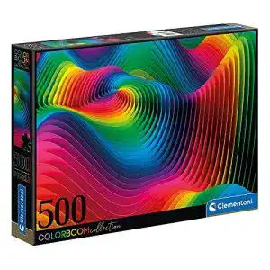 Clementoni Puzzle 35093 Waves 500 Teile Puzzle für Erwachsene und Kinder