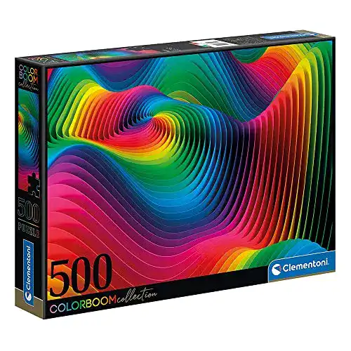 Clementoni Puzzle 35093 Waves 500 Teile Puzzle für Erwachsene und Kinder