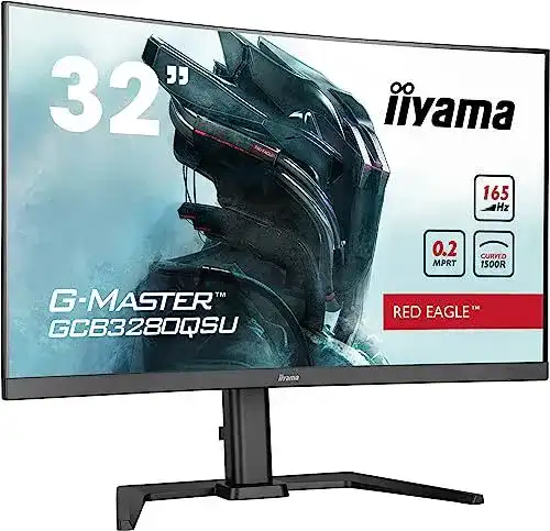 iiyama G-MASTER Red Eagle GCB3280QSU-B1 Gaming-Monitor 31,5 Zoll