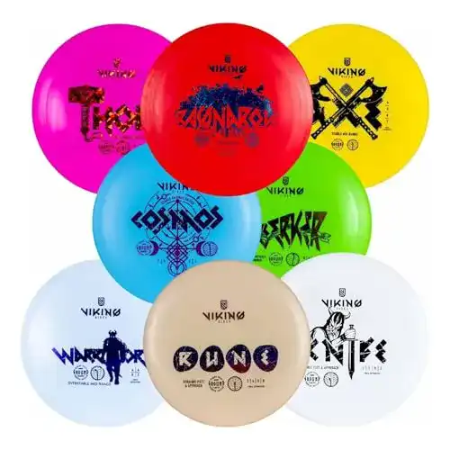 Disc Golf Viking Discs Ground Series Set mit 8 Scheiben für alle Distanzen
