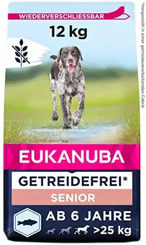 Eukanuba Hundefutter getreidefrei mit Fisch für Senioren