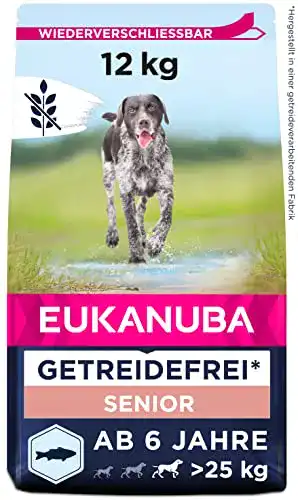 Eukanuba Hundefutter getreidefrei mit Fisch für Senioren