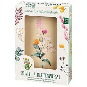 Blumenpresse Moses Blatt und Blüte für das Pressen von Pflanzen