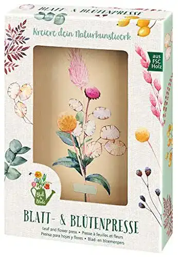 Blumenpresse Moses Blatt und Blüte für das Pressen von Pflanzen