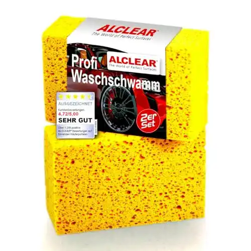 Autoschwamm ALCLEAR 6080WS 2er Set für die Fahrzeugreinigung