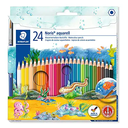 Aquarellstifte Staedtler wasservermalbare Buntstifte Noris Club