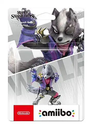 Amiibo Figur Nintendo Amiibo Wolf aus der Smash Bros Kollektion