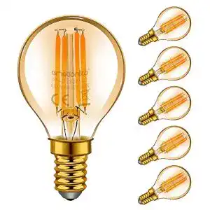 Dimmbares E14 LED Vintage Licht mit Filament, 6er Pack