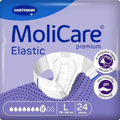 Windeln für Erwachsene MoliCare Premium Elastic Slip im Vergleich