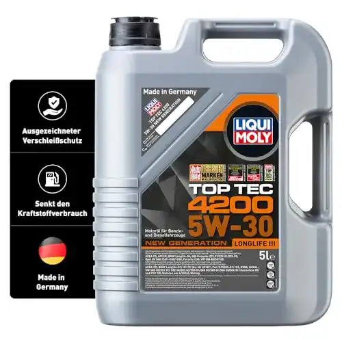 Motoröl Liqui Moly Top Tec 4200 5W-30 New Generation, 5 Liter