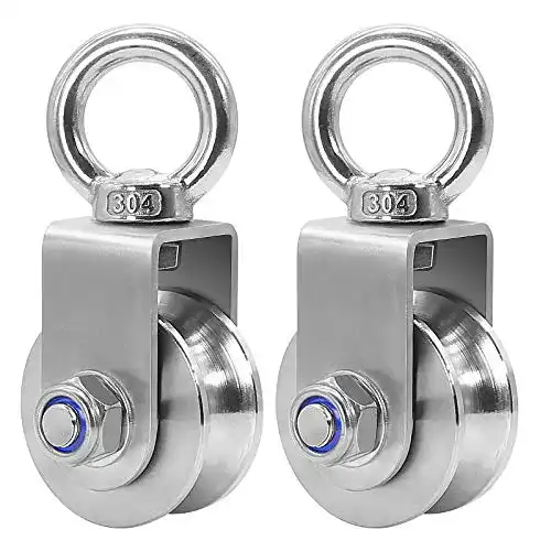 Umlenkrolle Dudu Cream mit 2 Kugellagern, 48 mm, 2 Stück