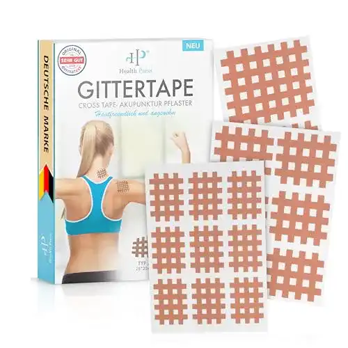 Akupunkturpflaster Health Press Gittertape Cross Tape im Vergleich