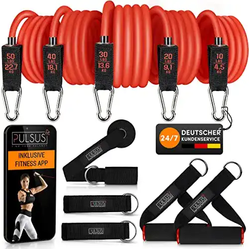 Pulsus Fit Fitnessband Set – Expander-Bänder für effektives Training