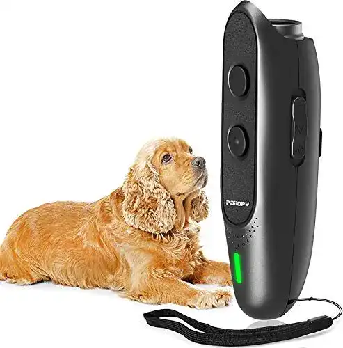 Anti-Bell-Gerät POIIOPY für Hunde mit variabler Frequenz und Ultraschall