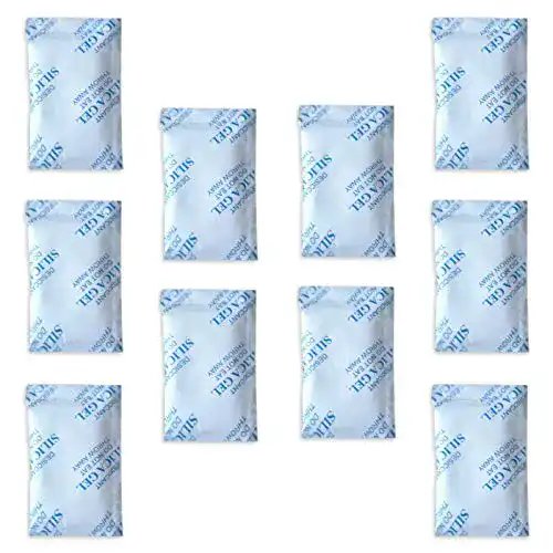 Silica-Gel E-Cron 10 x 10 g Trockenmittel Silikagel in Tyvek