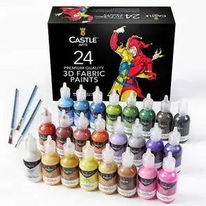 Stoffmalfarbe Castle Art Supplies 3D-Stofffarben Set