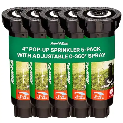 Versenkregner Rain Bird 1804VAN mit 10,2 cm Höhe für Gartenbewässerung