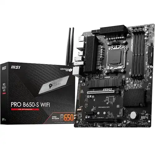 MSI PRO B650-S WiFi Motherboard ATX für Ryzen 7000 Prozessoren