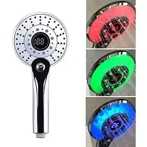 LED Duschkopf mit Farbwechsel und Temperaturanzeige