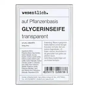 Rohseife Wesentlich – Glycerinseife 500g für DIY Seifenprodukte