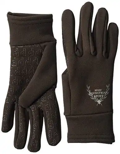 Winter Reithandschuhe PFIFF 101390 für Damen in Braun, Größe XS