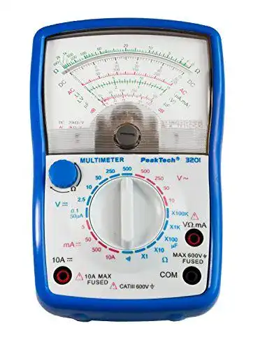 Peaktech Analog Multimeter Cat III 600V für präzise Messungen