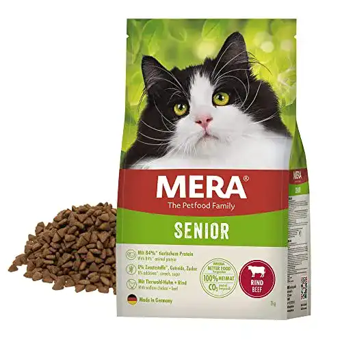 Mera Cats Senior Rind Trockenfutter für Katzen, 2 kg