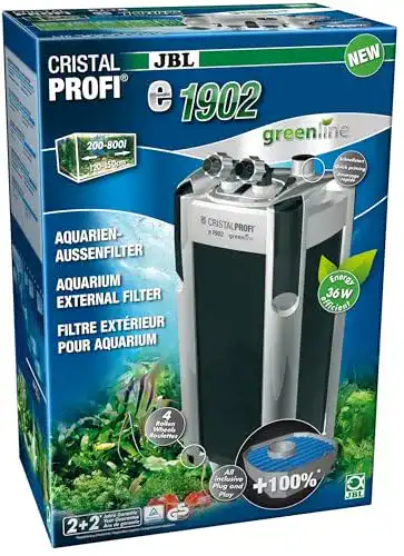 Außenfilter JBL CristalProfi E1902 Greenline für Aquarien bis 400 Liter