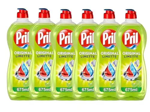 Pril Spülmittel Original Limette 6x 675 ml – Handgeschirrspülmittel