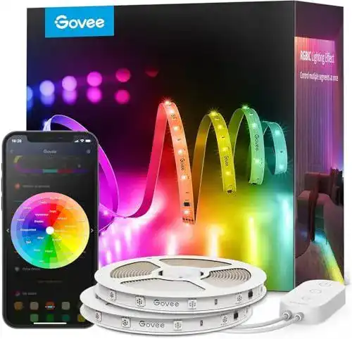 Govee LED Strip 30 m, Smart RGBIC LED Beleuchtung mit App und Sprachsteuerung