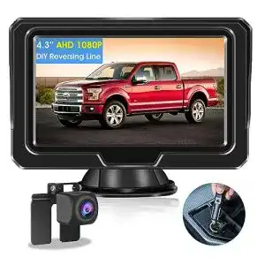 Rückfahrkamera Vtopek AHD 1080P mit 4,3 Zoll Monitor und Kabel