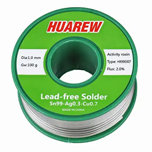 Lötzinn HUAREW HR990307 bleifreier Lötdraht Sn 99-Ag 0,3-Cu 0,7