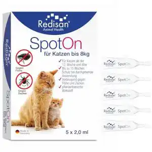 Zeckenschutz für Katzen: Redisan Spot On pflanzenbasiert ohne Chemie