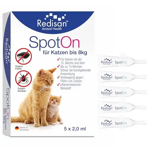 Zeckenschutz für Katzen: Redisan Spot On pflanzenbasiert ohne Chemie