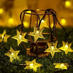 Solar Lichterkette Fohil für Außenbereich mit 100 LEDs und 12 Metern Länge
