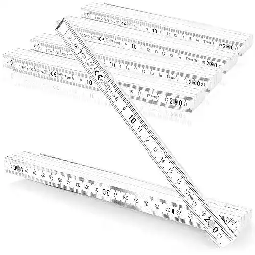 Zollstock Robin Goods 5x Faltlineal aus Buchenholz, 2 Meter