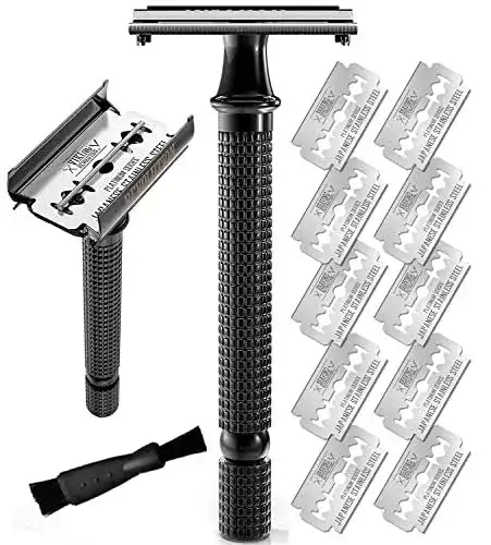 Rasierhobel Shaving Revolution mit 10 Rasierklingen