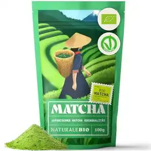 Matcha Tee NaturaleBio BIO Grüntee Pulver 100g