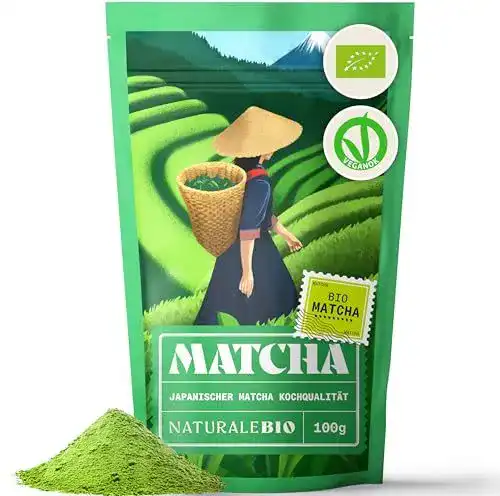 Matcha Tee NaturaleBio BIO Grüntee Pulver 100g
