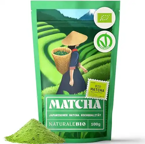 Matcha Tee NaturaleBio BIO Grüntee Pulver 100g