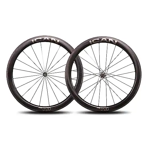 Carbon Laufradsatz ICAN Alpha 50 für Rennräder bis 1500g