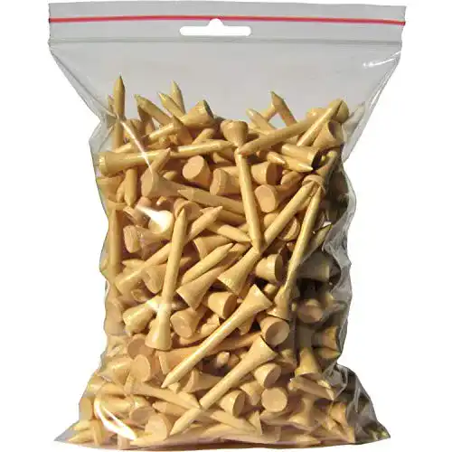 Golf-Tees aus Bambus, 54 mm (2 1/8″), 1.000 Stück