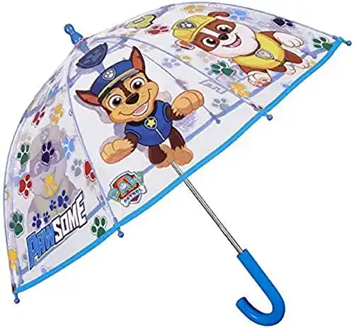 Kinder Regenschirm mit Paw Patrol Design in Transparent