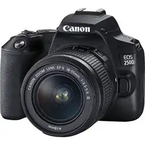 Canon EOS 250D Digitalkamera mit EF-S 18-55mm Objektiv