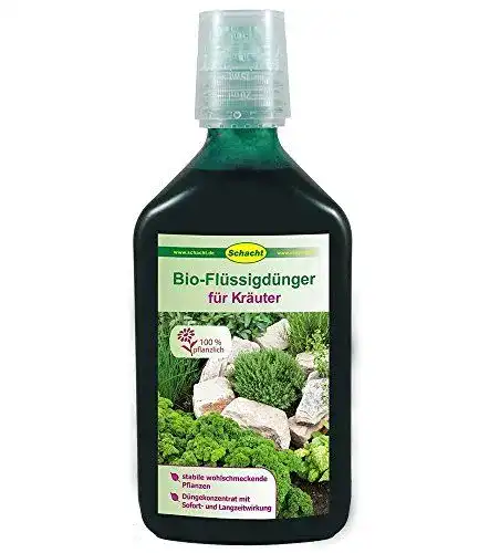 Flüssigdünger Schacht Bio für Kräuter im Vergleich