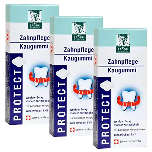Xylit-Kaugummi von Bader Protect für Zahnpflege